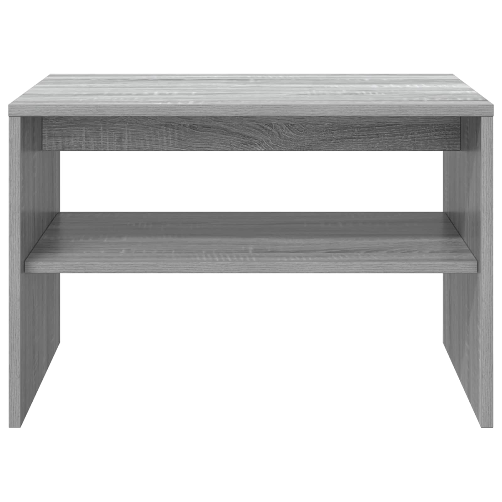 Salontafel Grijs Sonoma 60 x 50 x 40 cm Bewerkt hout