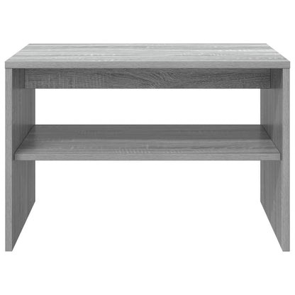 Salontafel Grijs Sonoma 60 x 50 x 40 cm Bewerkt hout