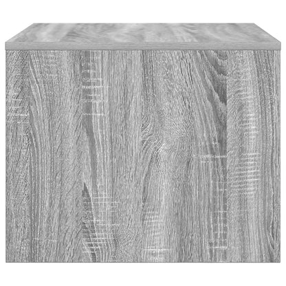 Salontafel Grijs Sonoma 60 x 50 x 40 cm Bewerkt hout