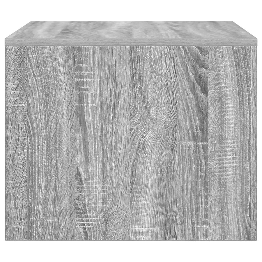 Salontafel Grijs Sonoma 60 x 50 x 40 cm Bewerkt hout