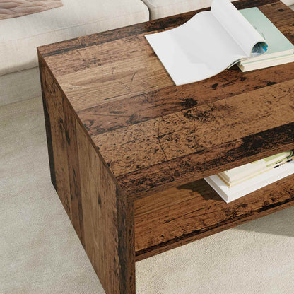 Salontafel Oudhout 60 x 50 x 40 cm Bewerkt hout