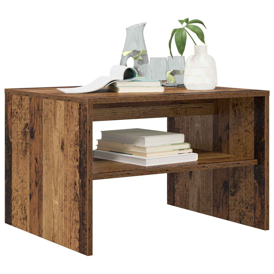 Salontafel Oudhout 60 x 50 x 40 cm Bewerkt hout