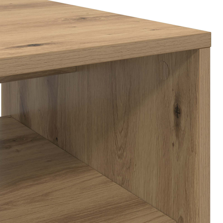 Salontafel Artisan Eiken 60 x 50 x 40 cm Bewerkt hout