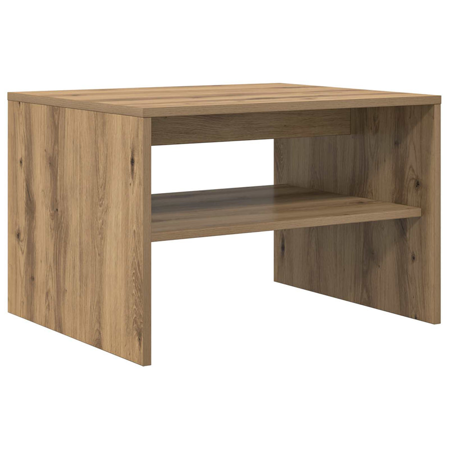 Salontafel Artisan Eiken 60 x 50 x 40 cm Bewerkt hout