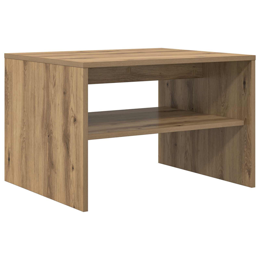 Salontafel Artisan Eiken 60 x 50 x 40 cm Bewerkt hout