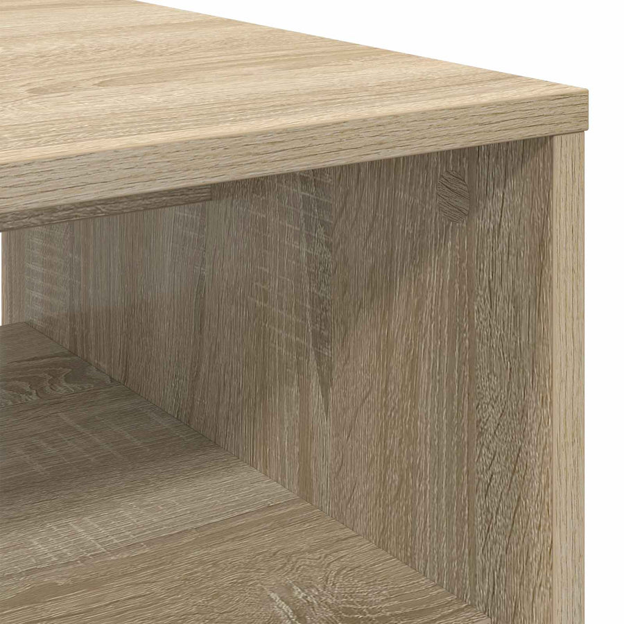 Salontafel Sonoma Eiken 80 x 50 x 40 cm Bewerkt hout