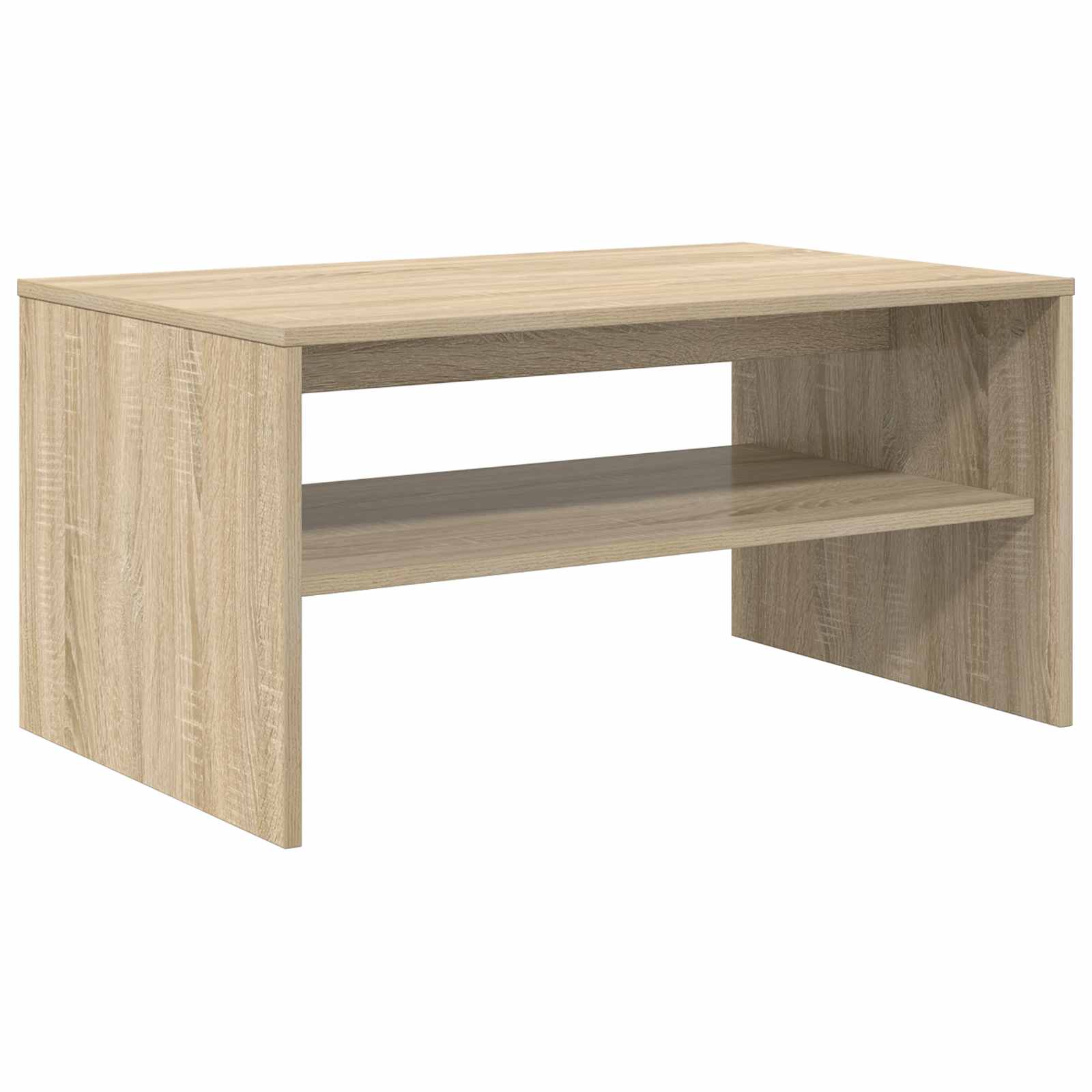 Salontafel Sonoma Eiken 80 x 50 x 40 cm Bewerkt hout
