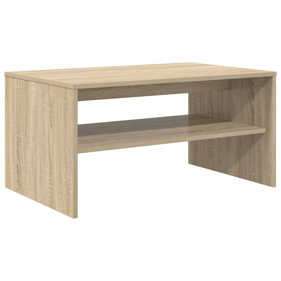Salontafel Sonoma Eiken 80 x 50 x 40 cm Bewerkt hout