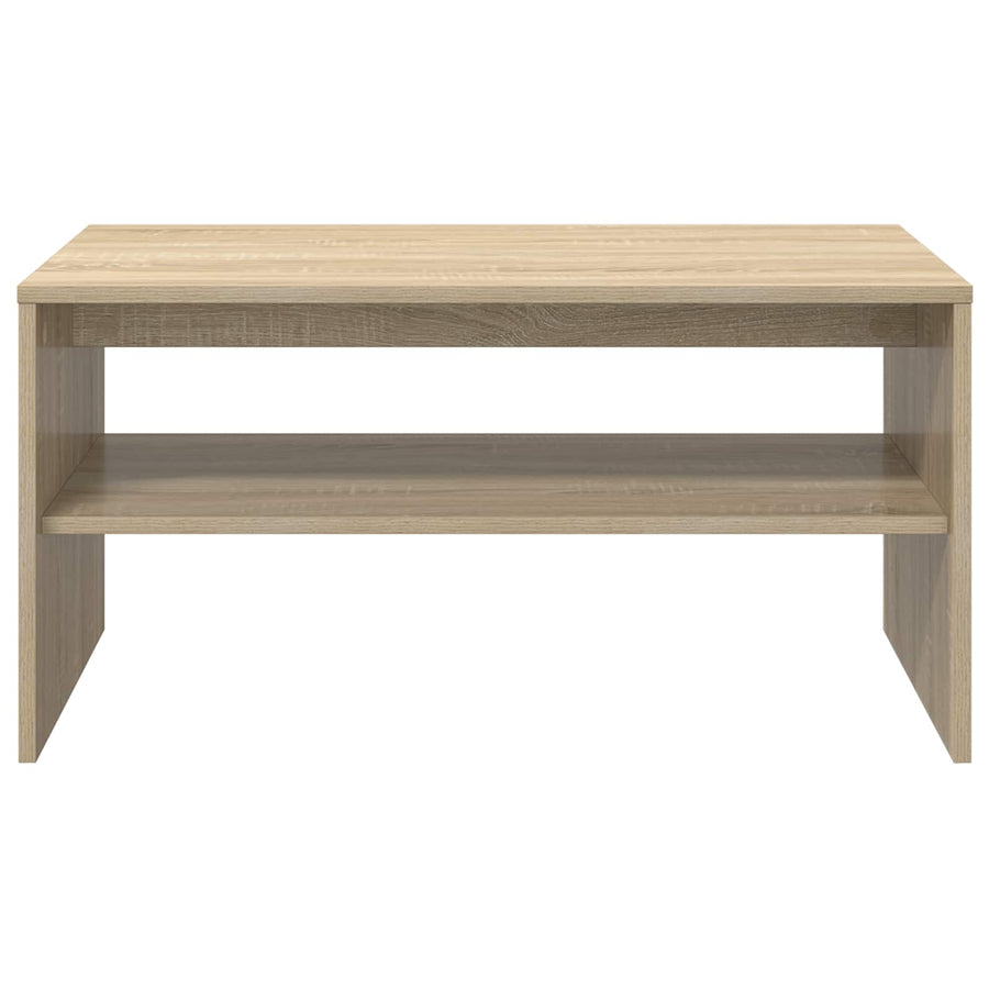 Salontafel Sonoma Eiken 80 x 50 x 40 cm Bewerkt hout