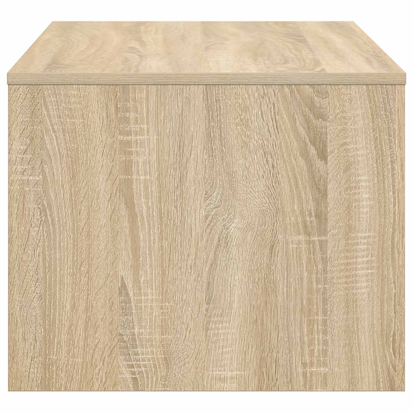 Salontafel Sonoma Eiken 80 x 50 x 40 cm Bewerkt hout