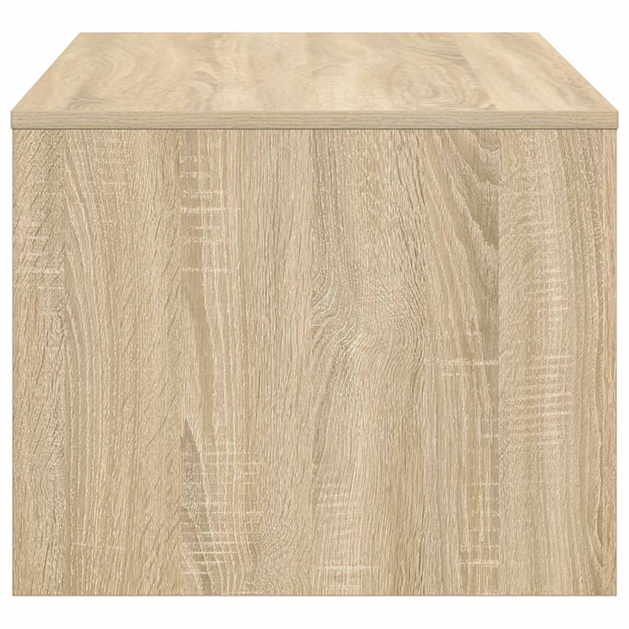 Salontafel Sonoma Eiken 80 x 50 x 40 cm Bewerkt hout
