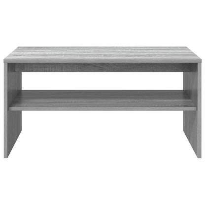 Salontafel Grijs Sonoma 80 x 50 x 40 cm Bewerkt hout