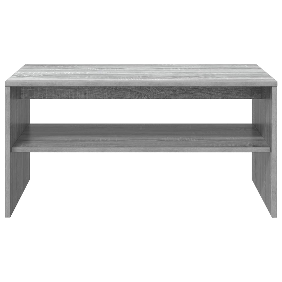 Salontafel Grijs Sonoma 80 x 50 x 40 cm Bewerkt hout