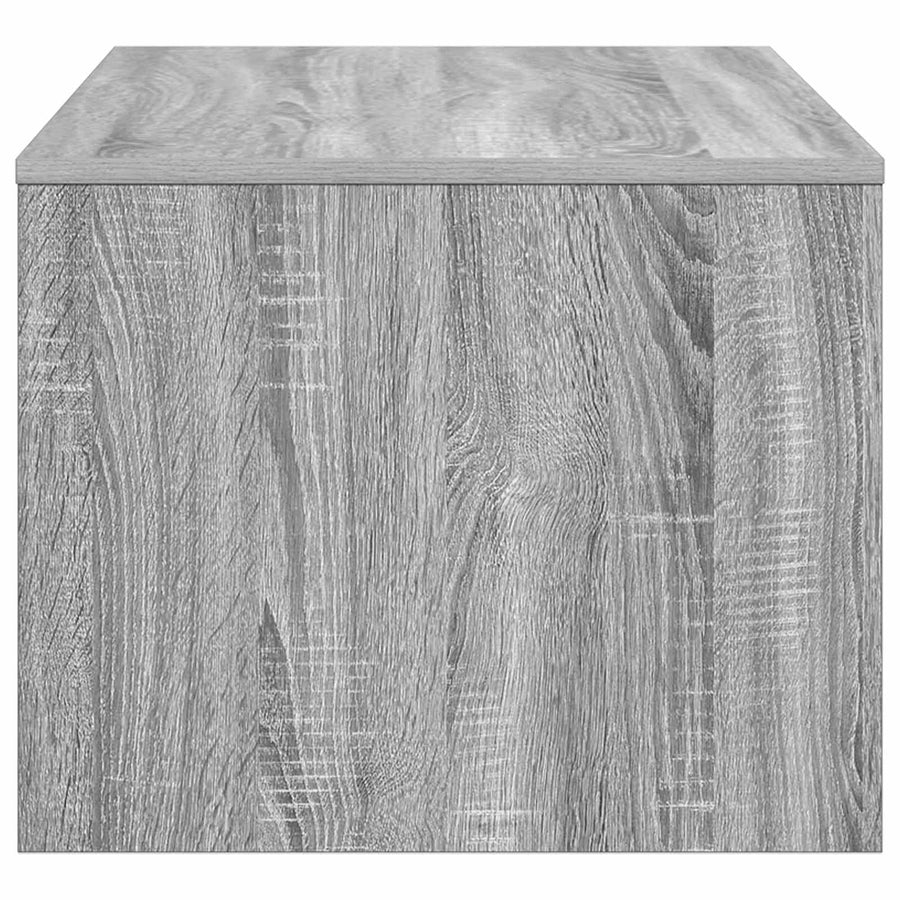 Salontafel Grijs Sonoma 80 x 50 x 40 cm Bewerkt hout