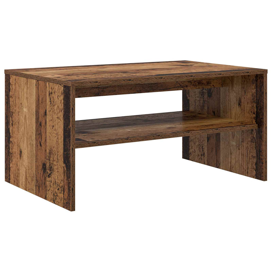 Salontafel Oudhout 80 x 50 x 40 cm Bewerkt hout
