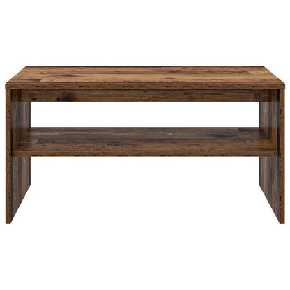 Salontafel Oudhout 80 x 50 x 40 cm Bewerkt hout