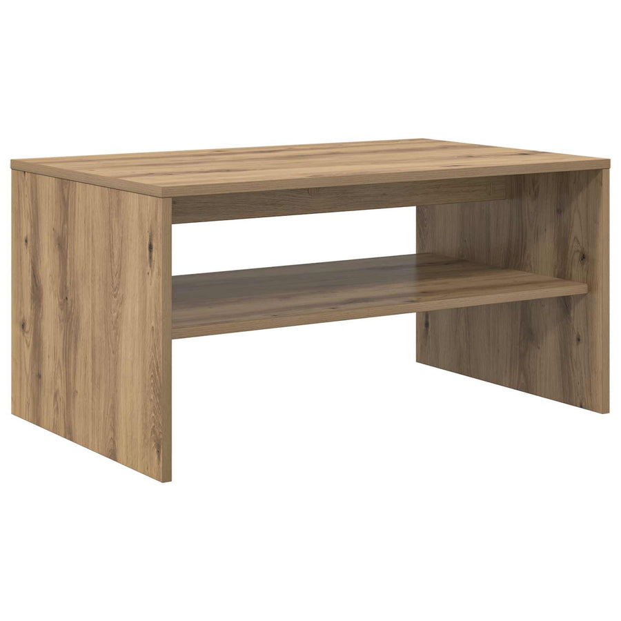Salontafel Artisan Eiken 80 x 50 x 40 cm Bewerkt hout