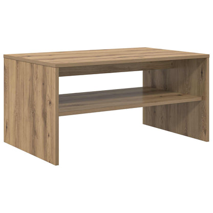 Salontafel Artisan Eiken 80 x 50 x 40 cm Bewerkt hout