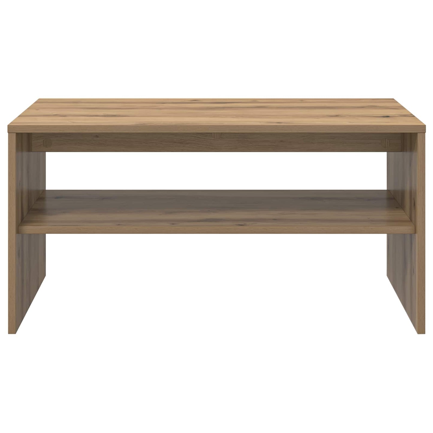 Salontafel Artisan Eiken 80 x 50 x 40 cm Bewerkt hout