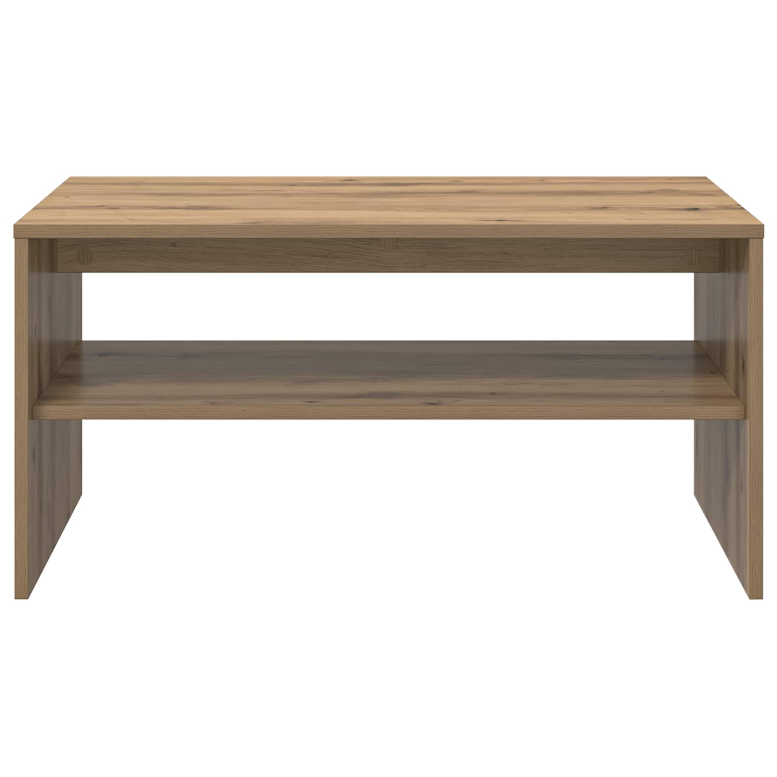 Salontafel Artisan Eiken 80 x 50 x 40 cm Bewerkt hout