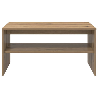 Salontafel Artisan Eiken 80 x 50 x 40 cm Bewerkt hout
