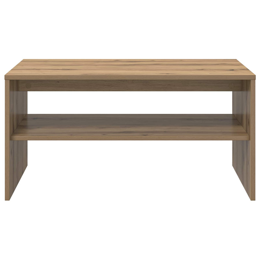 Salontafel Artisan Eiken 80 x 50 x 40 cm Bewerkt hout