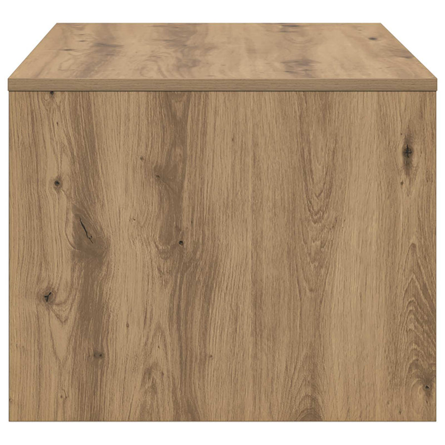 Salontafel Artisan Eiken 80 x 50 x 40 cm Bewerkt hout