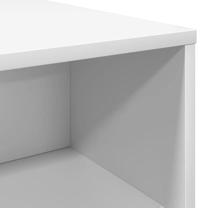 Salontafel Wit 100 x 50 x 40 cm Bewerkt hout