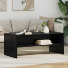 Salontafel zwart eiken 100x50x40 cm