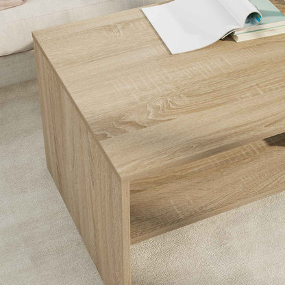 Salontafel Sonoma Eiken 100 x 50 x 40 cm Bewerkt hout