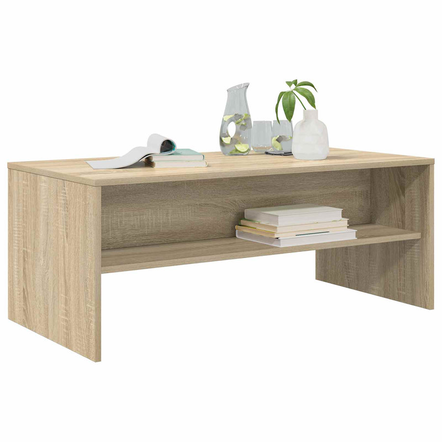 Salontafel Sonoma Eiken 100 x 50 x 40 cm Bewerkt hout