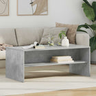 Coffee table Concrete Gray 100 x 50 x 40 cm Engineered wood