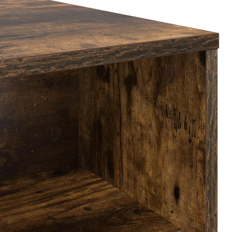 Salontafel Gerookt eiken 100 x 50 x 40 cm Bewerkt hout