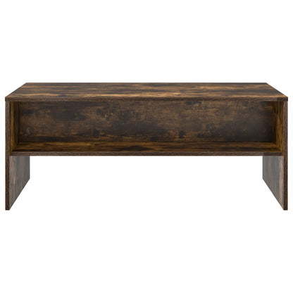 Salontafel Gerookt eiken 100 x 50 x 40 cm Bewerkt hout