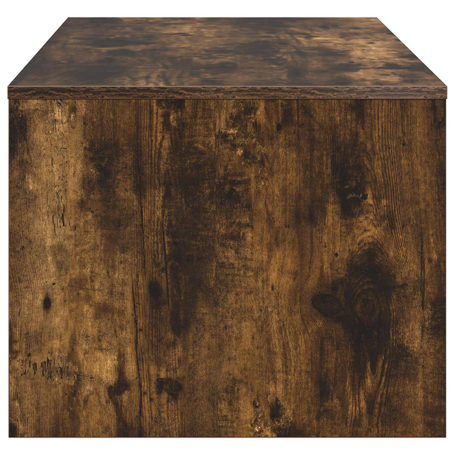 Salontafel Gerookt eiken 100 x 50 x 40 cm Bewerkt hout