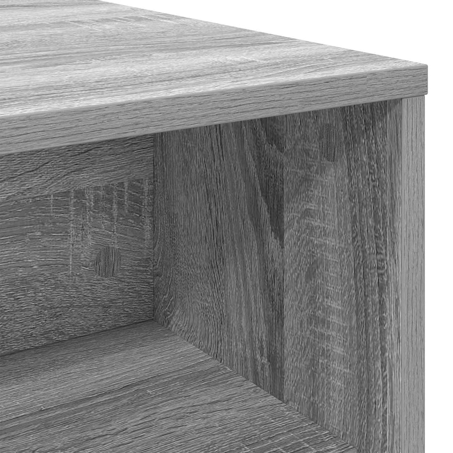 Salontafel Grijs Sonoma 100 x 50 x 40 cm Bewerkt hout