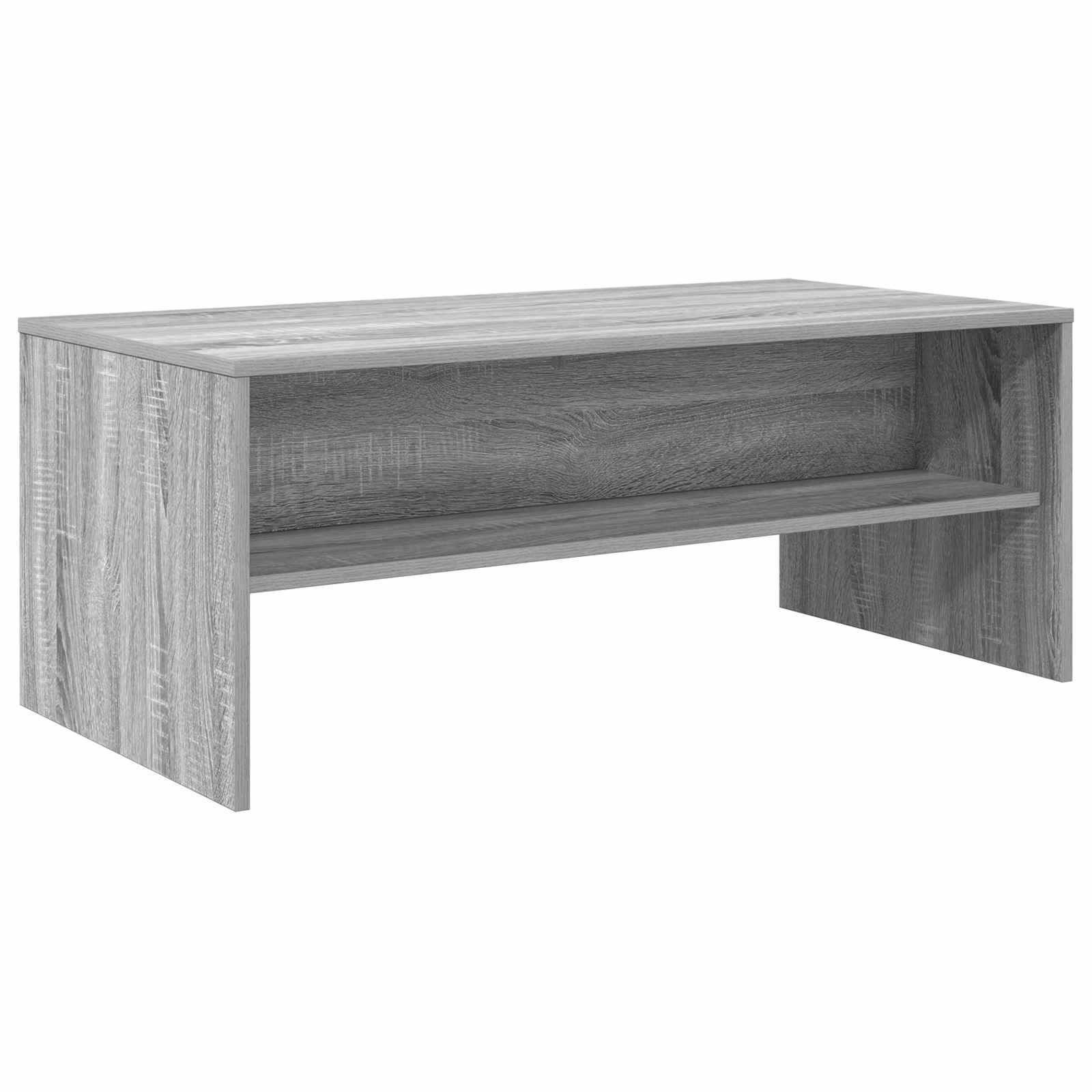 Salontafel Grijs Sonoma 100 x 50 x 40 cm Bewerkt hout
