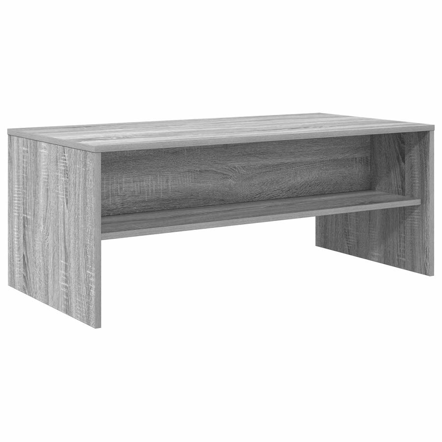 Salontafel Grijs Sonoma 100 x 50 x 40 cm Bewerkt hout