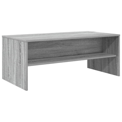 Salontafel Grijs Sonoma 100 x 50 x 40 cm Bewerkt hout