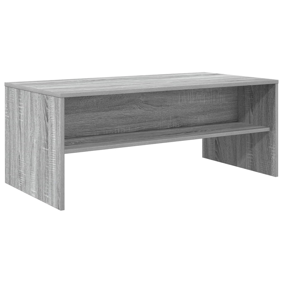 Salontafel Grijs Sonoma 100 x 50 x 40 cm Bewerkt hout