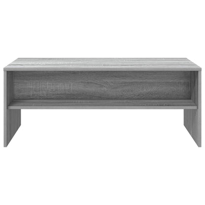 Salontafel Grijs Sonoma 100 x 50 x 40 cm Bewerkt hout