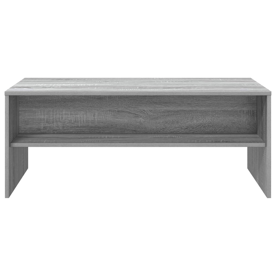 Salontafel Grijs Sonoma 100 x 50 x 40 cm Bewerkt hout
