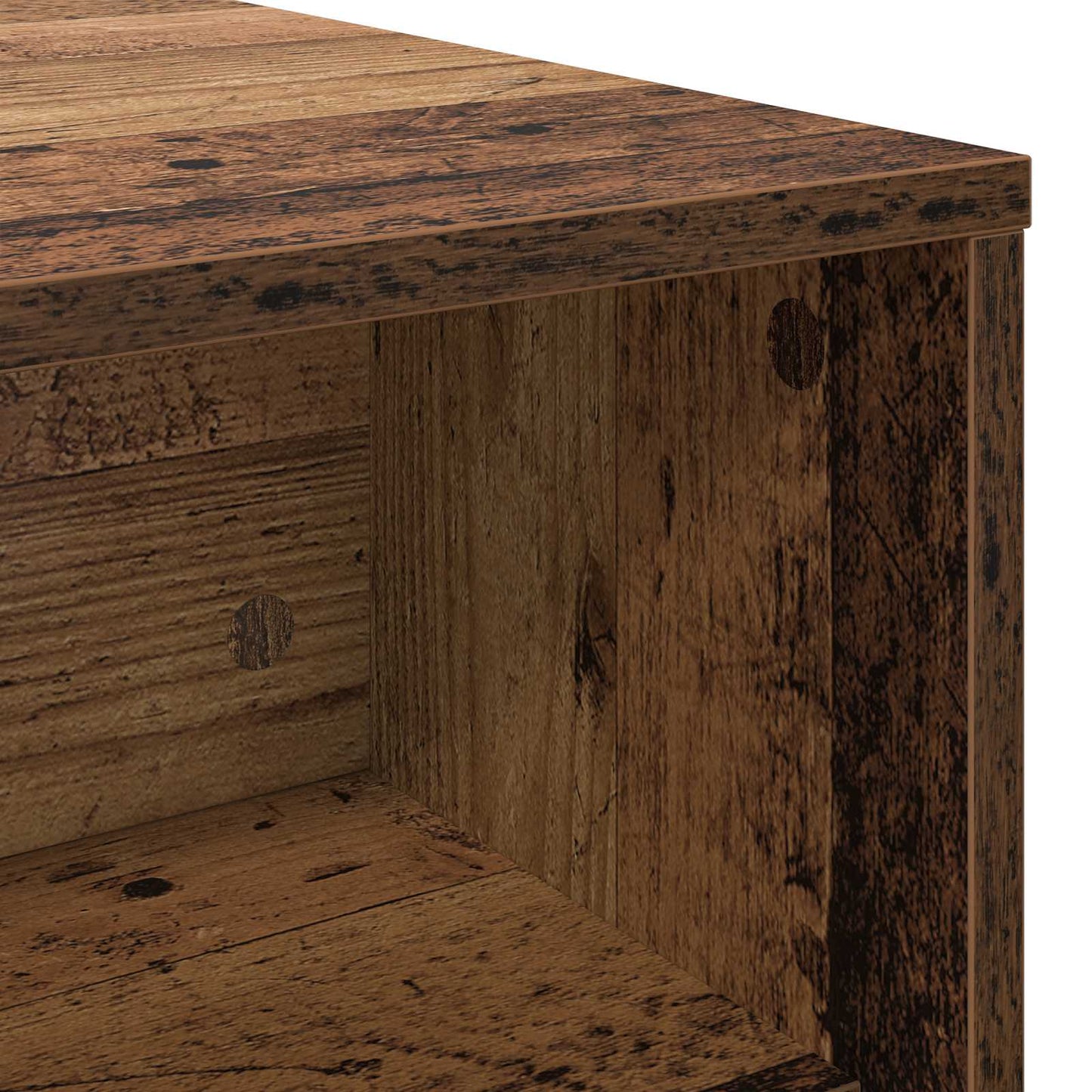 Salontafel Oudhout 100 x 50 x 40 cm Bewerkt hout