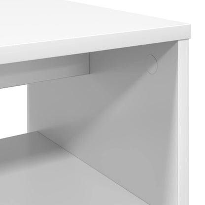 TV-kast Wit 60 x 35 x 40 cm Bewerkt hout