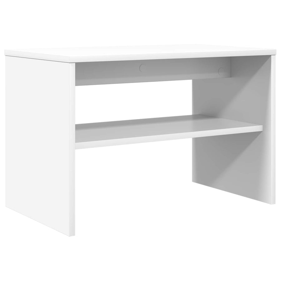 TV-kast Wit 60 x 35 x 40 cm Bewerkt hout