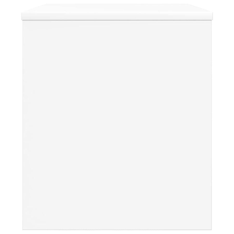 TV-kast Wit 60 x 35 x 40 cm Bewerkt hout