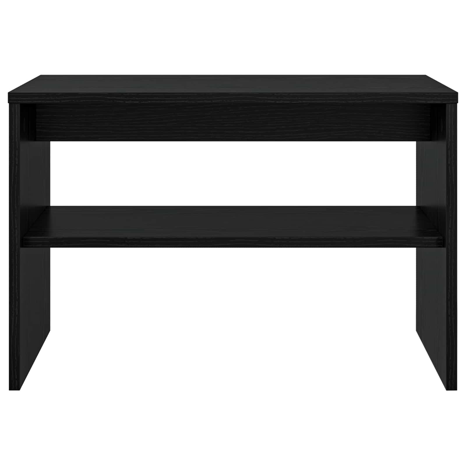 TV-kast Zwart Eiken 60 x 35 x 40 cm Bewerkt hout
