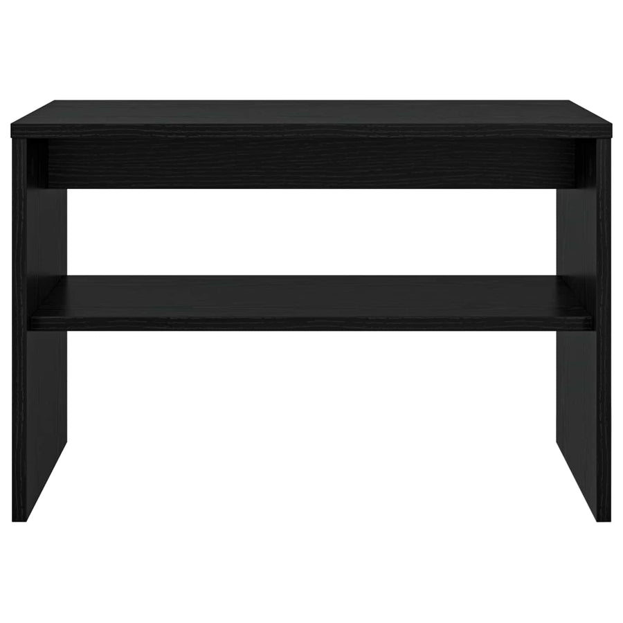 TV-kast Zwart Eiken 60 x 35 x 40 cm Bewerkt hout