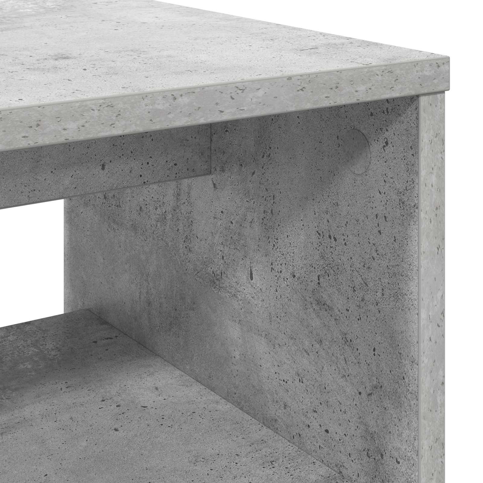 TV-kast Beton Grijs 60 x 35 x 40 cm Bewerkt hout