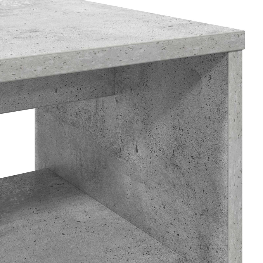 TV-kast Beton Grijs 60 x 35 x 40 cm Bewerkt hout